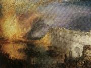 Joseph Mallord William Turner Burning of the Houses oil painting